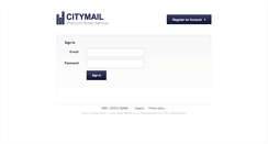 Desktop Screenshot of citymail.org