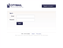 Tablet Screenshot of citymail.org